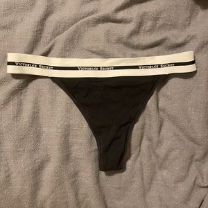 Victoria’s Secret V String Thong Cotton Logo Med